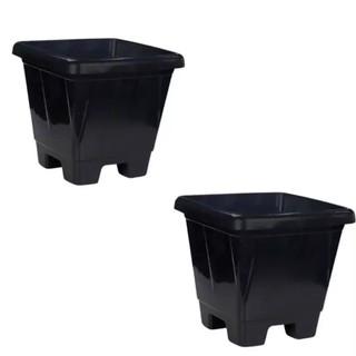 Kit 2 Vasos de Plástico 8 Litros para Plantas – Resistente, Leve e Ideal para Jardim