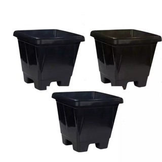 Kit 3 Vasos de Plástico 8 Litros para Plantas – Resistente, Leve e Ideal para Jardim