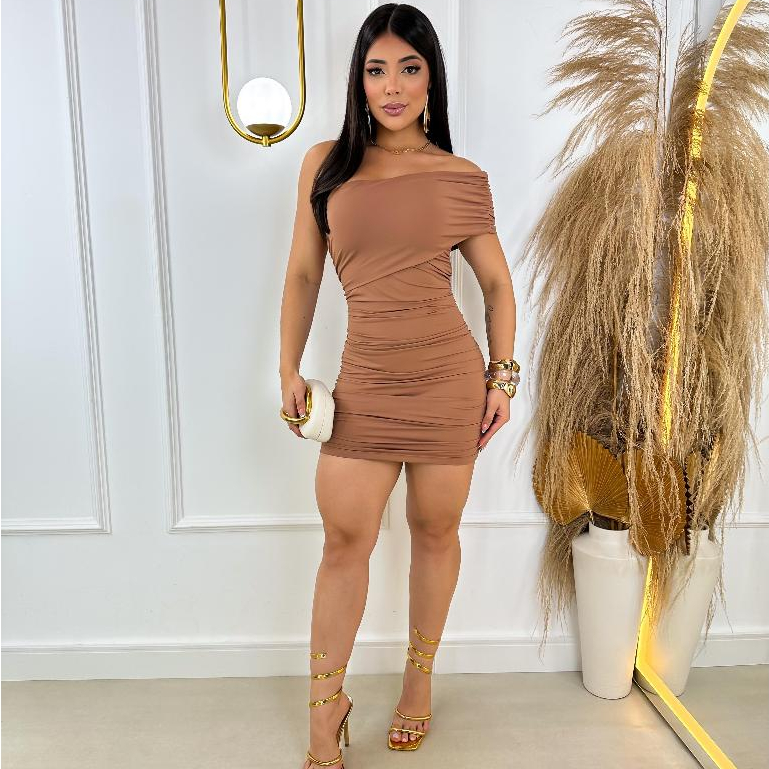 Vestido Curto Franzido na Black Friday 2025 | BuscaProdutos