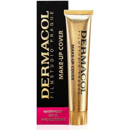 Base Dermacol Make-Up Cover-Alta Cobertura e Proteção para Todos os Tipos de Pele