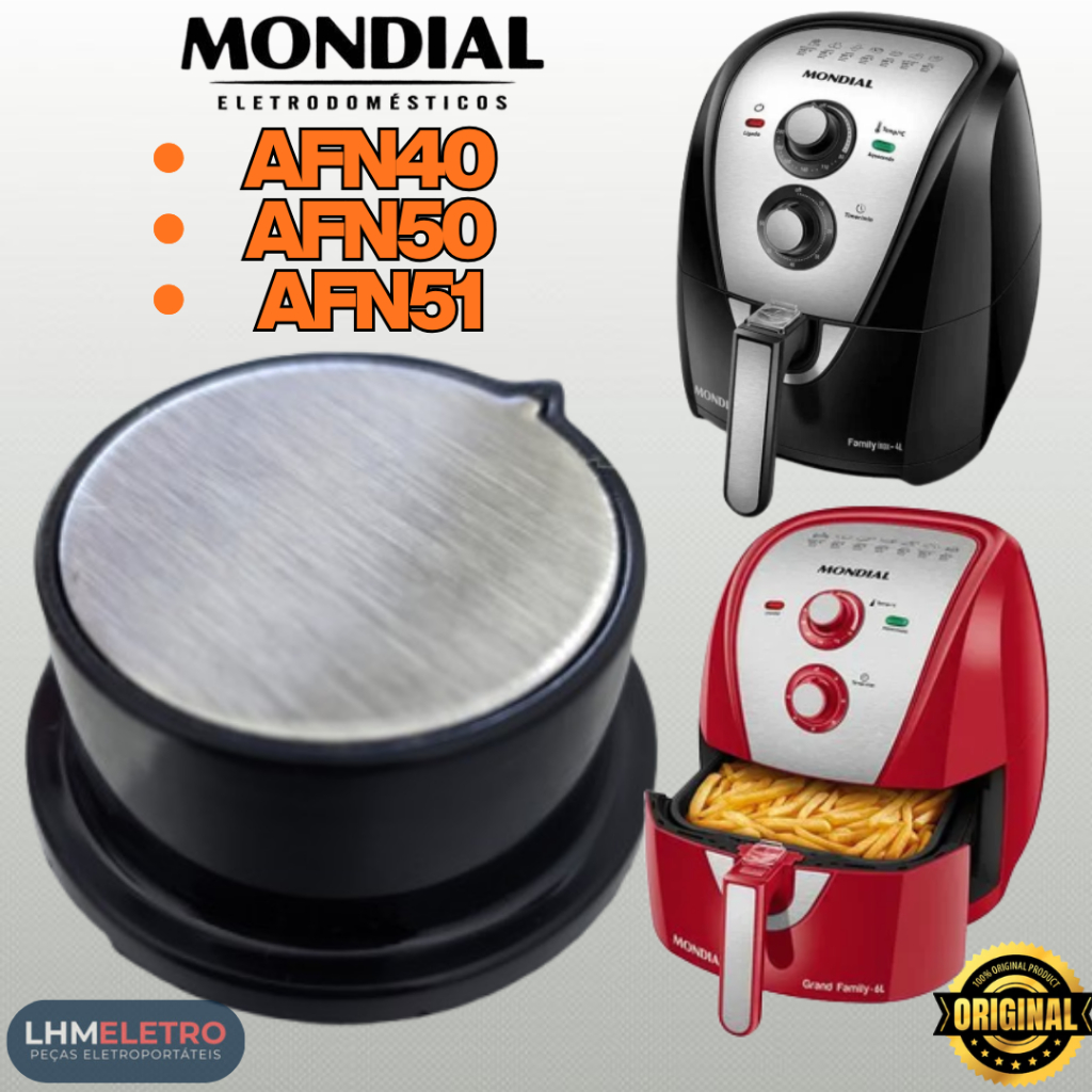 Botão Timer/Temperatura Air Fryer Mondial AFN