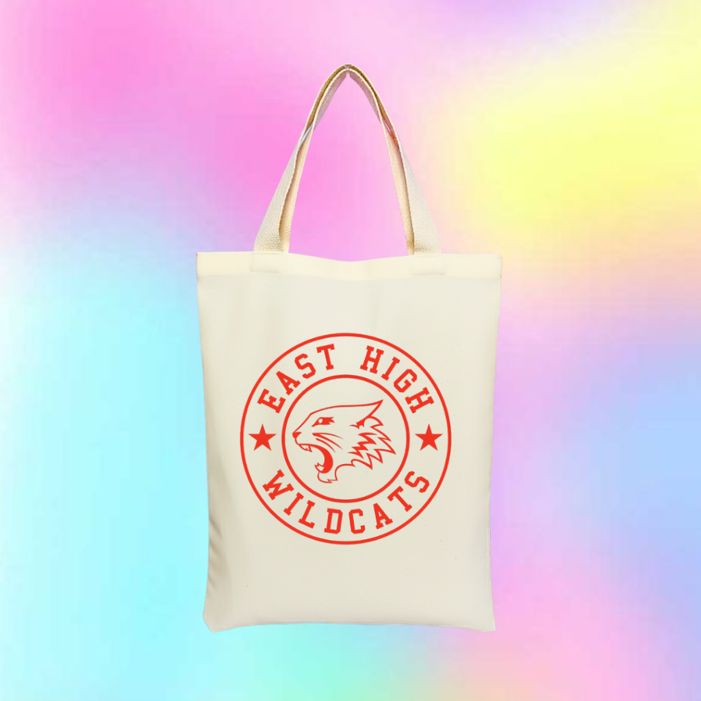 Ecobag High School Musical Wildcats – Bolsa Reutilizável 30x40, Estilo Anos 2000