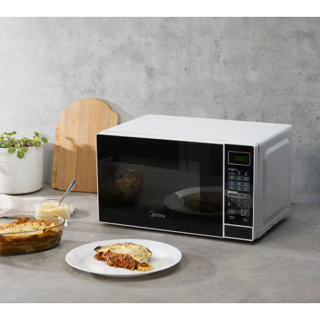Microondas Midea preto e branco 20l 127/110v