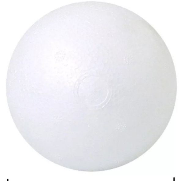 Bola de Isopor 75mm maciças com 25 bolinhas (7,5cm)