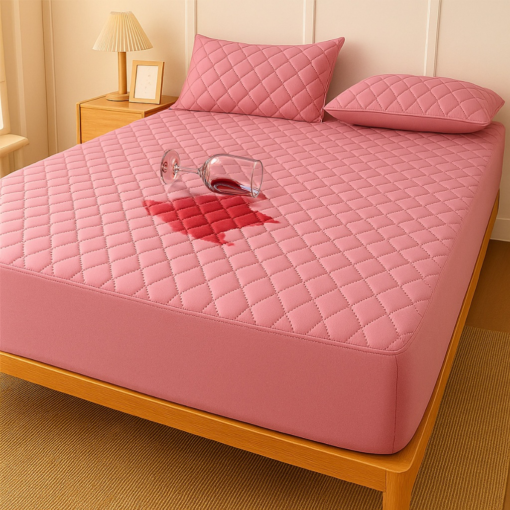 Capa Protetor de Colchão Box Berço, Solteiro, Casal, Queen e King Matelado Impermeável Varias Cores