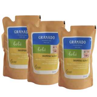 Refil Shampoo Suave Granado Bebê Tradicional Refil 250ml em Oferta na Shopee