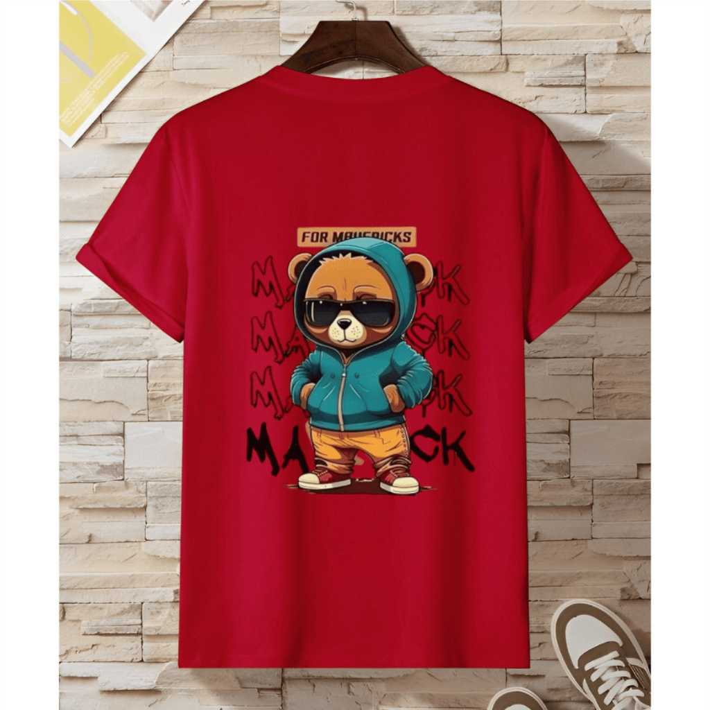 Camisa infantil moderna, estampa urso, Blusa infantil moderna, Camiseta infantil moderna urso