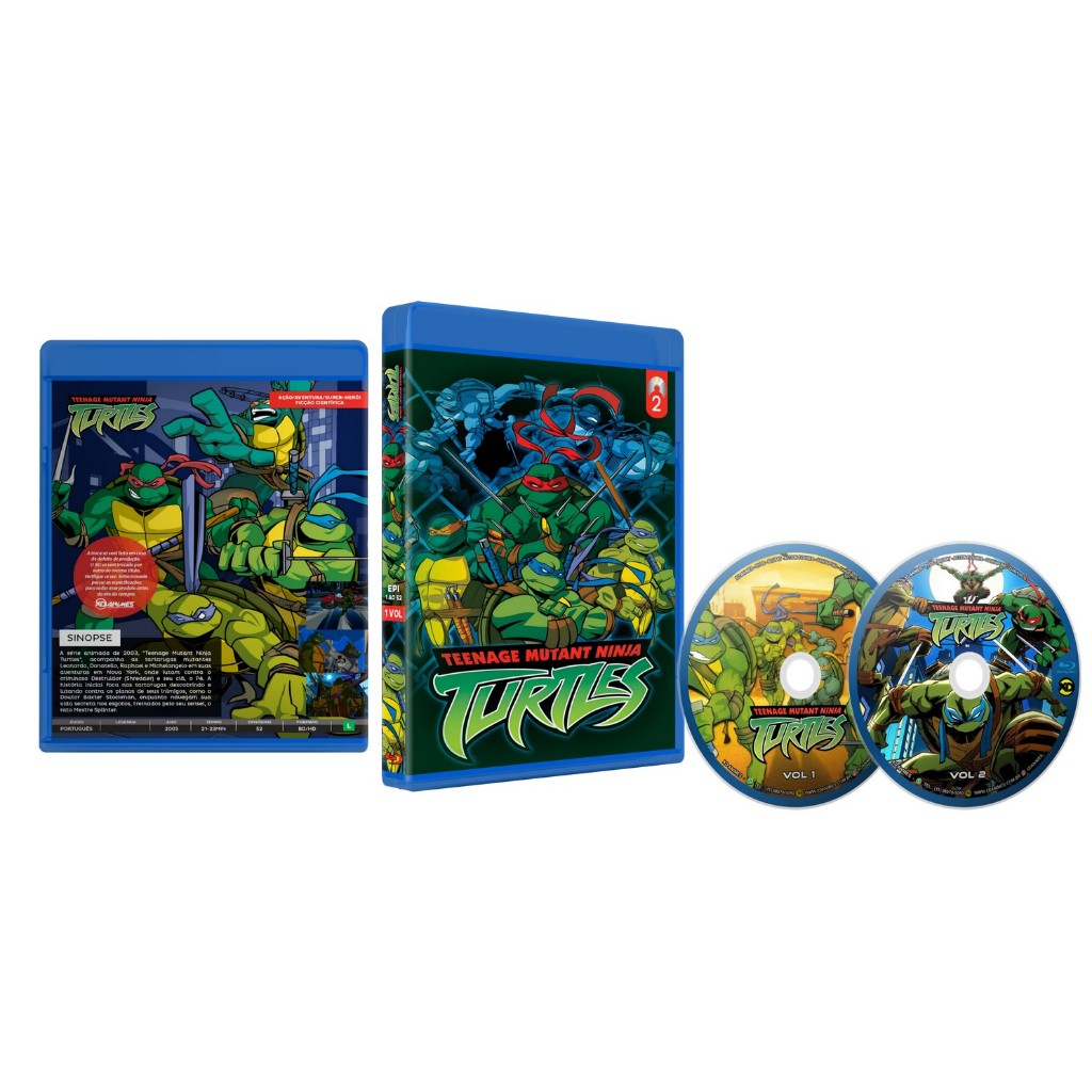 Bluray As Tartarugas Mutantes Ninjas (2003) Série Completa + Filme Fullhd