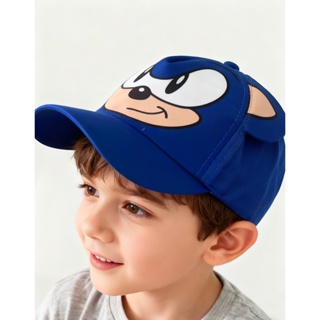 Boné Infantil Sonic com Orelhinhas 3D menino e menina personagens Proteção Solar e Secagem Rápida em Oferta na Shopee