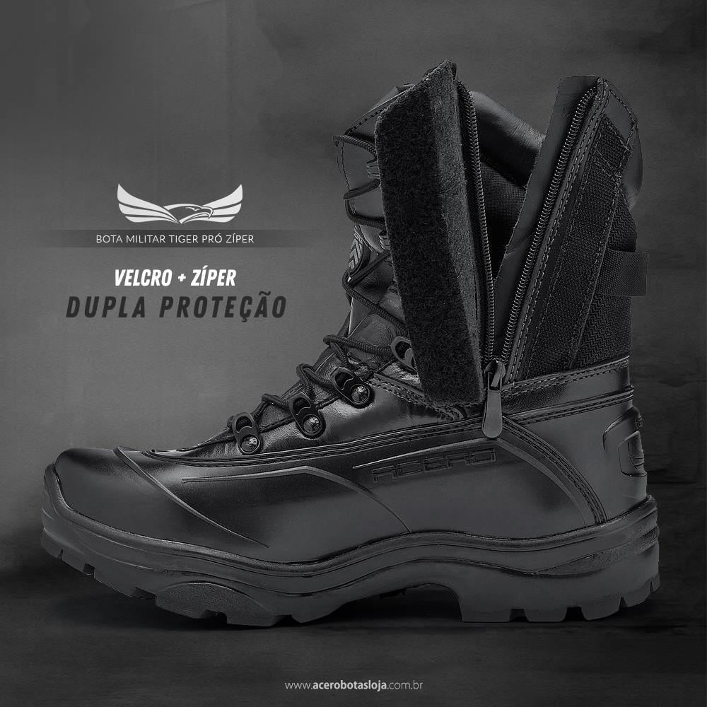 Bota Tática Preta Acero: Onde Comprar | BuscaProdutos