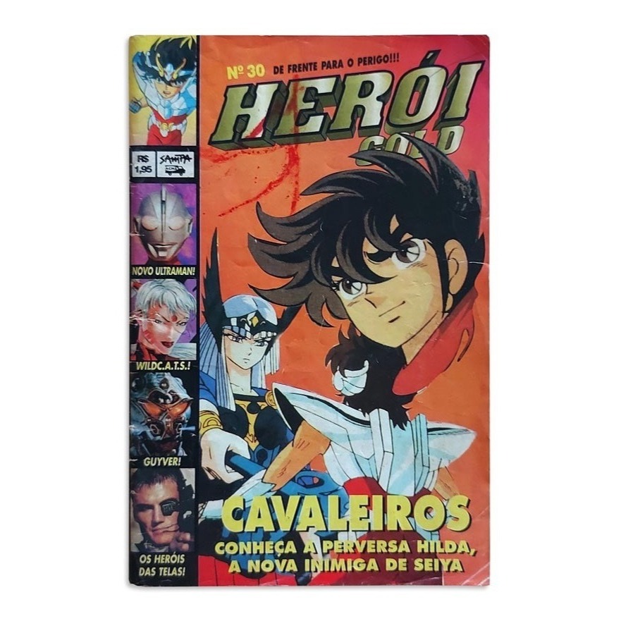 Revista Herói Gold N30 Cavaleiros Novo Ultraman Guyver