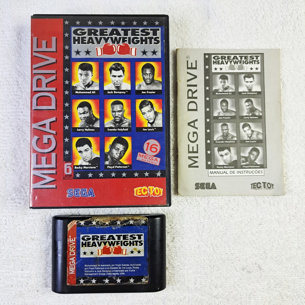 Greatest Heavyweights Tectoy Completo - Mega Drive