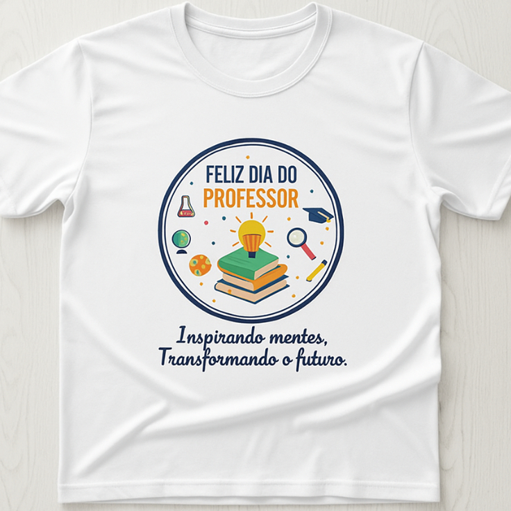Camiseta, Dia do Professor, Educação, Pedagogia, Alunos, Escola