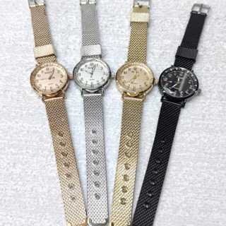 Relógio feminino silicone dourado rose prata preto em Oferta na Shopee