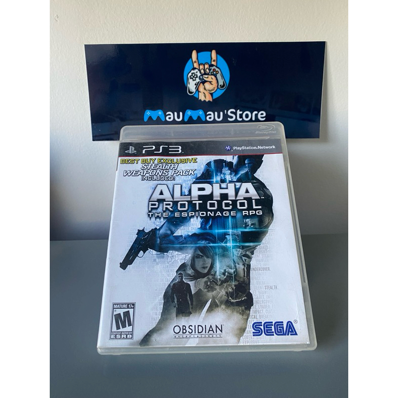 Alpha Protocol Versão Best Buy Exclusive PS3 - Original Usado Mídia Física Jogos de Ação PlayStation 3