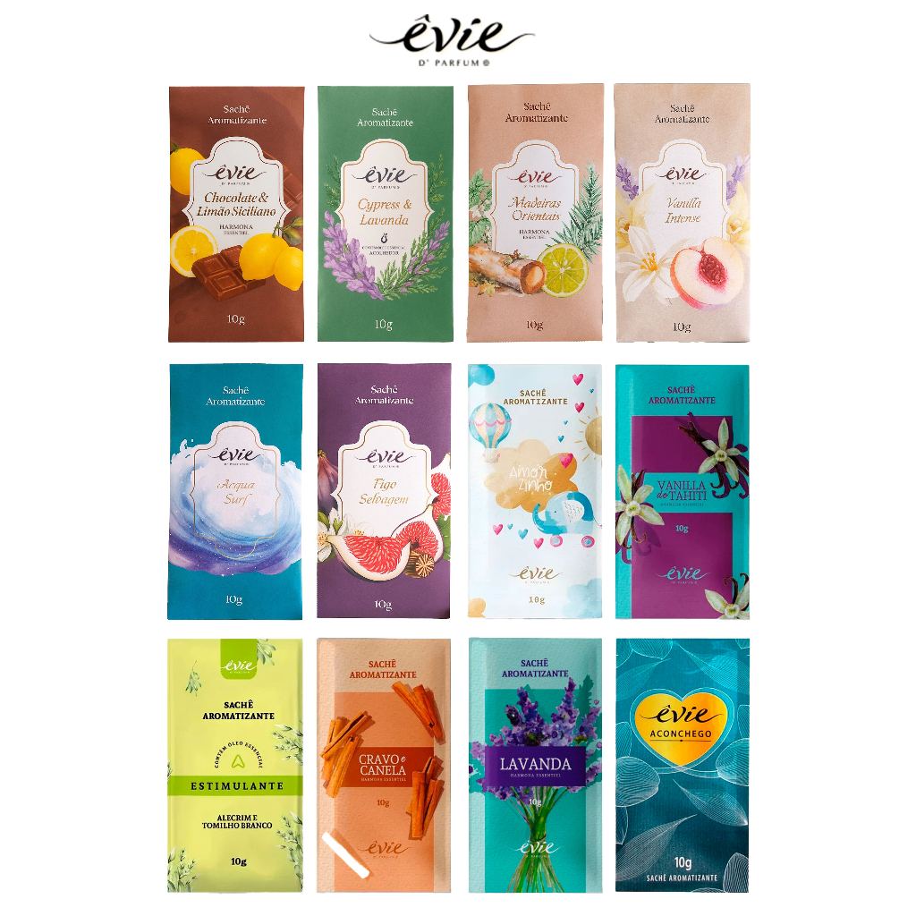 Sachê Perfumado Aromatizador Êvie 10g