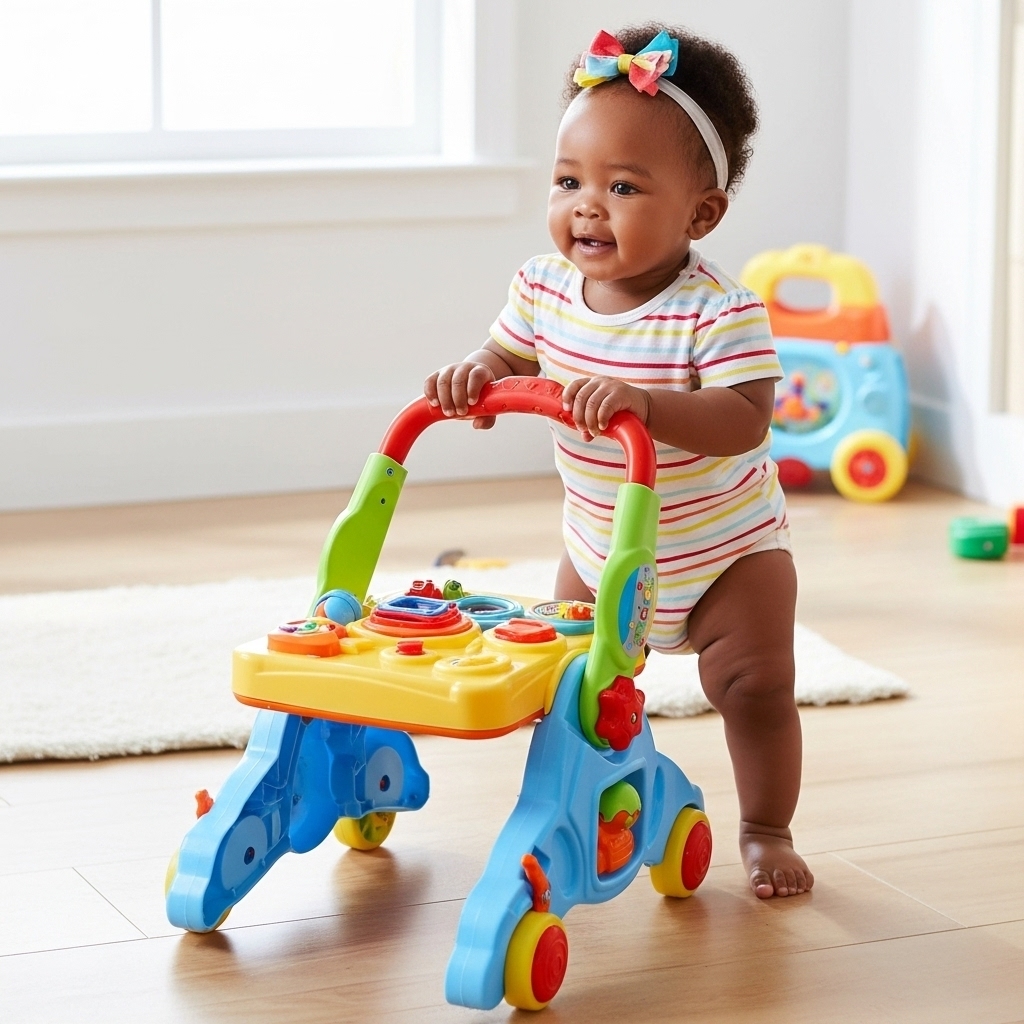 Andador -andajá 4 em 1 - brinquedo educativo para bebê/ intertivo com musica