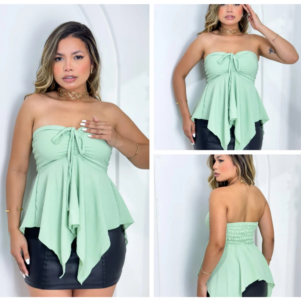 Blusa Bata Feminina Solta com Amarração Frontal Ajustável – Confortável e Estilosa