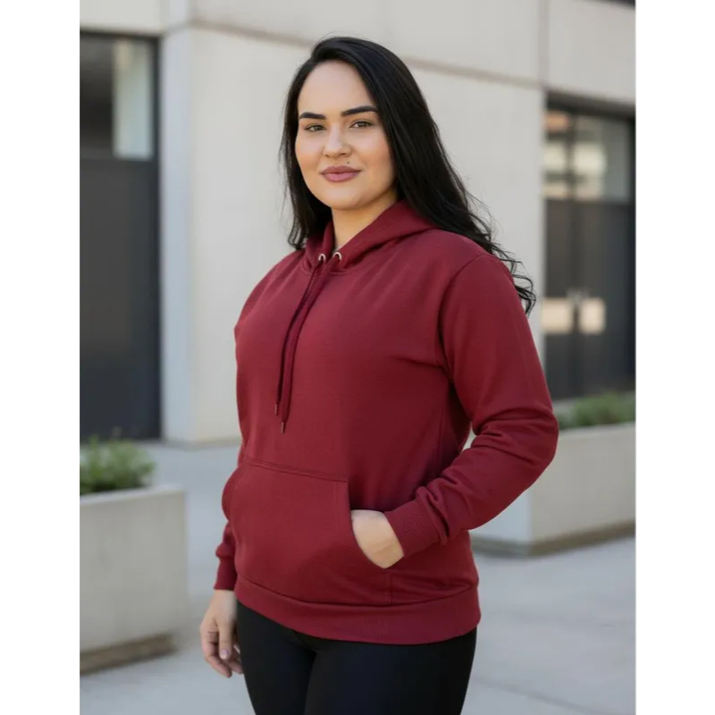 Blusa De Frio Com Goro, Moletons Canguru Masculino/Feminino Casaco Casual Liso Agasalho Plus Size