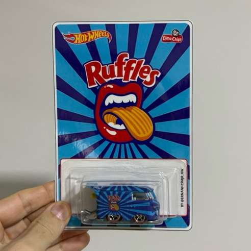 (Miniatura Customizada - Leia a Descrição) Hot Wheels Kool Kombi Ruffles