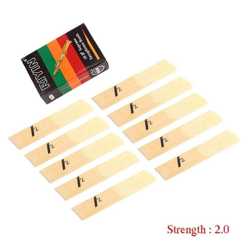 Palheta para Sax Soprano n 2,0 Com 10 unidades