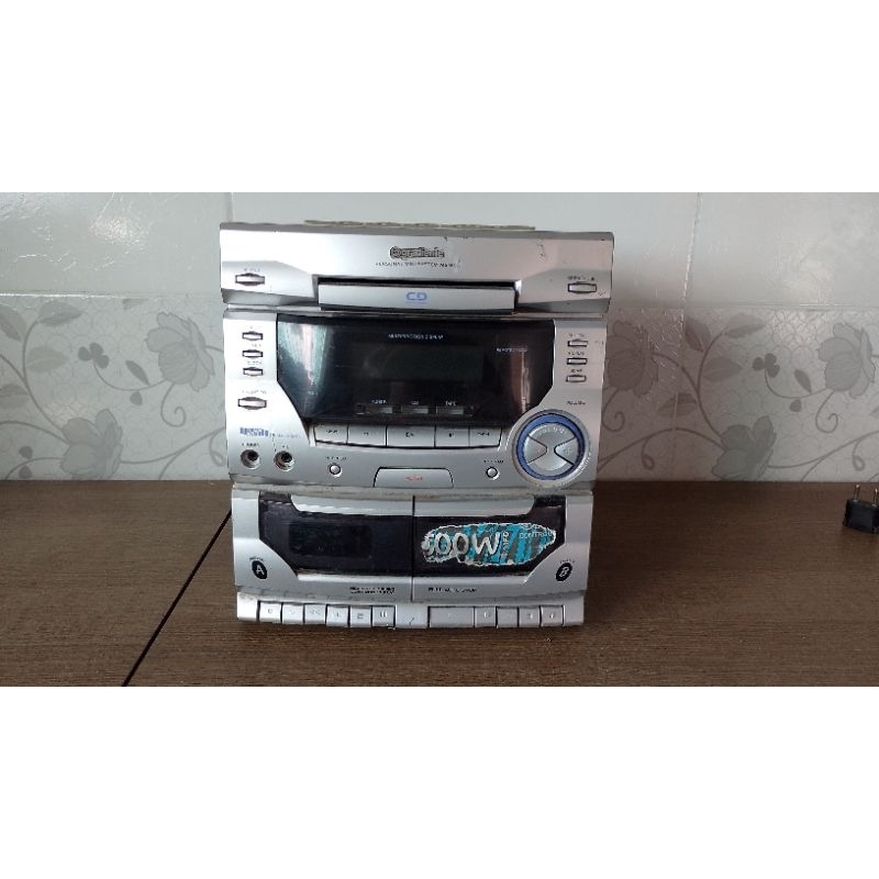 MINI SYSTEM GRADIENTE MS-500 (DEFEITO PARA CONCERTO OU RETIRADA DE PEÇAS LEIA A DESCRIÇÃO DO ANÚNCIO)