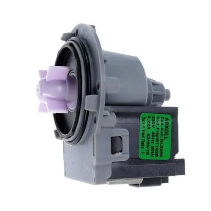 Eletrobomba Bomba de Drenagem Askoll Lavadora Brastemp Electrolux 110V / 220V