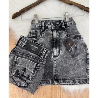 Saia Jeans Com Lycra Sal E Pimenta Saia Jeans Sal E Pimenta