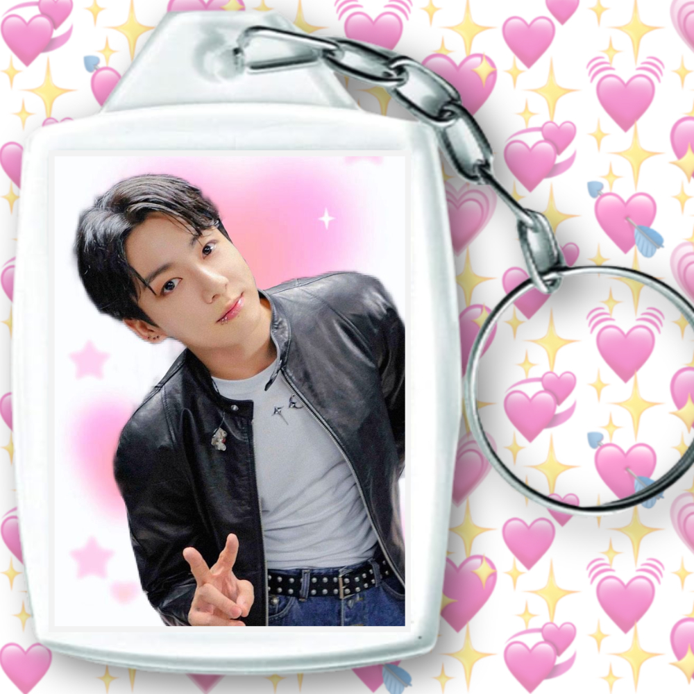 Chaveiro Jungkook BTS - Frente e verso, impressão HD. em Oferta na Shopee