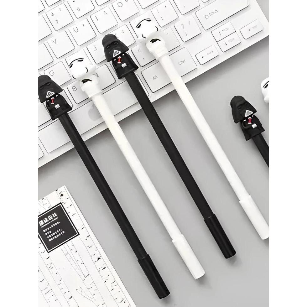 Caneta Gel Star Wars –Darth Vader e Stormtrooper  - Kits de 4/8/12 - Papelaria Kawaii e Material - Atacado em Oferta na Shopee
