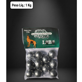 Chumbada Pesca Redonda Nº 7 (1KG) 90 Gramas (11 unid.)