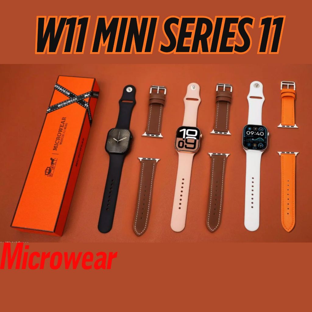 Relógio Smartwatch W11 Mini Pro Série 11 41mm Amoled Lançamento Whatsapp NFC GPS — imagem 2 de 2