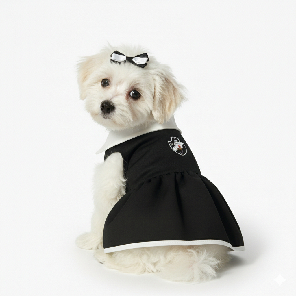 Vestidinho Pet Vasco  – Tamanhos PP ao G