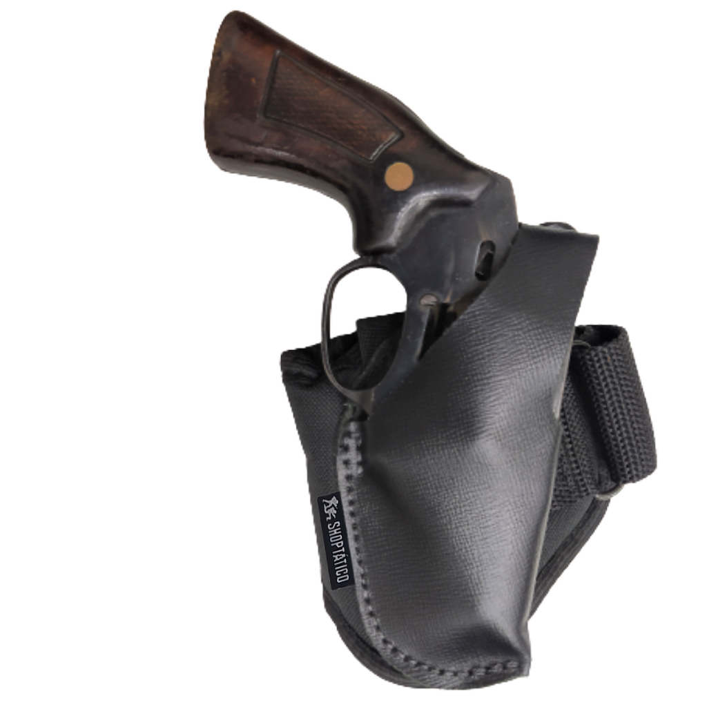 Coldre Tornozelo Revolver 38 de 3 Polegadas e 6 Tiros Velado