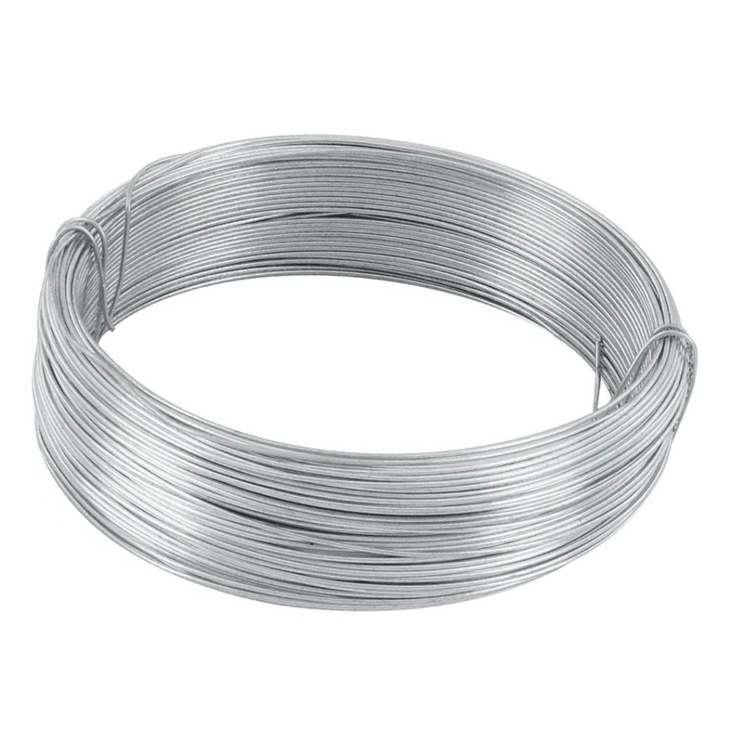 Arame Galvanizado Construção N18 Bwg Fio 1,24mm 52 Metros cercados alambrados Varal