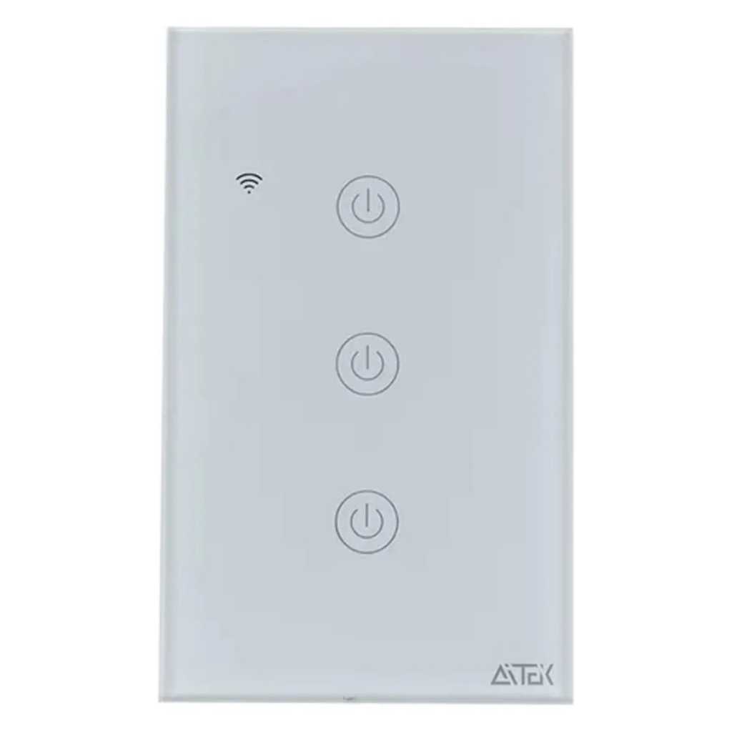Interruptor Inteligente Luz Remoto Wireless 3 Botões Touch