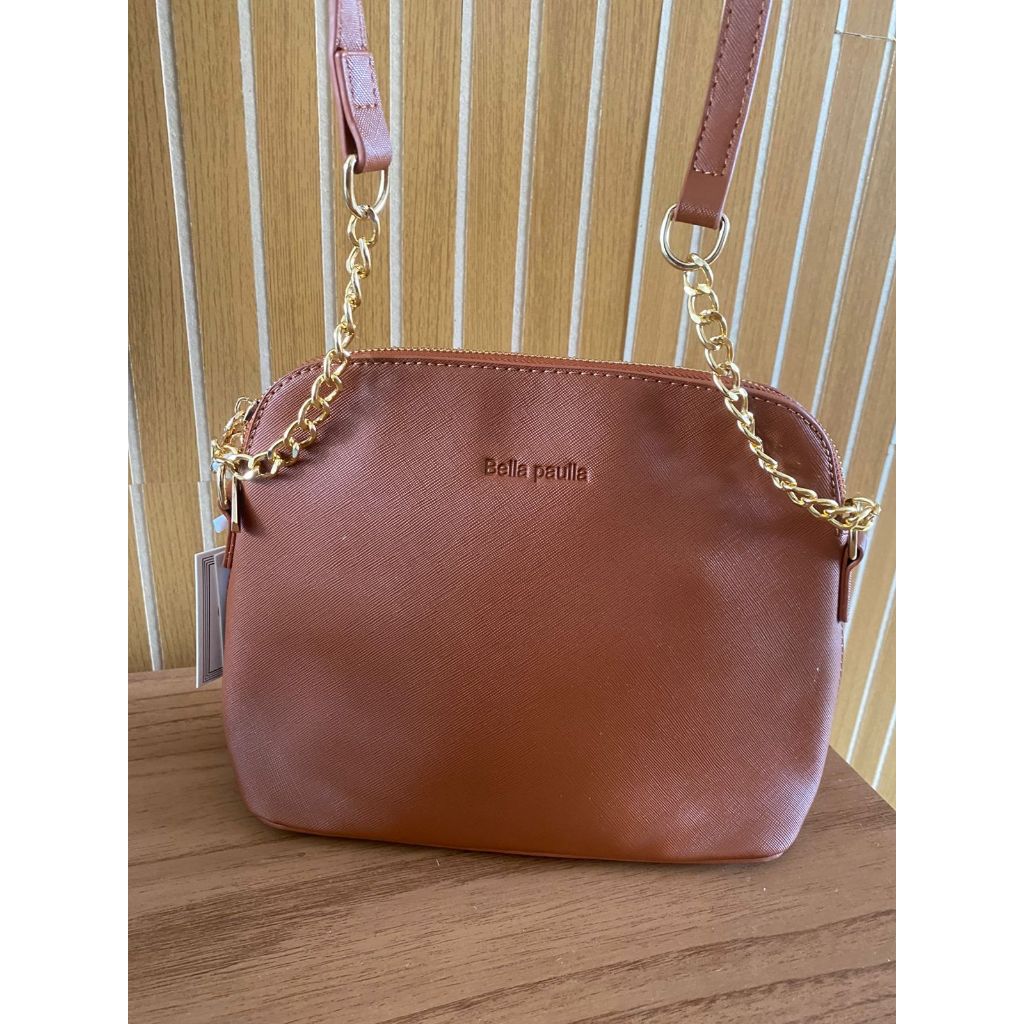 Bolsa Transversal Bella Paulla com Corrente Dourada em Oferta na Shopee