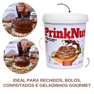 Creme de Avelã Com Cacau Prinknut 2 kg – Uso Profissional e Caseiro em Confeitaria em Oferta na Shopee