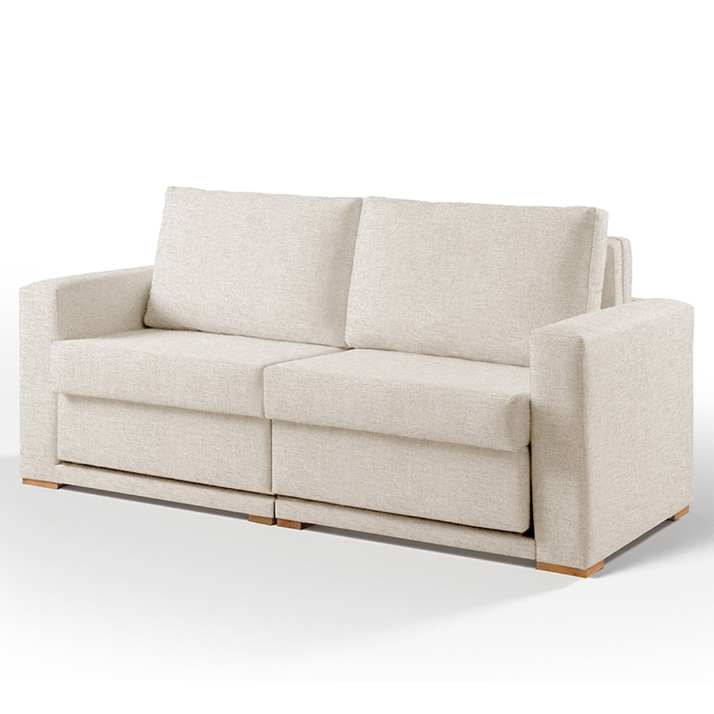 Sofá Cama Hermes 2 Lugares 3 Lugares Luxo 1,90 M Castellar Móbile