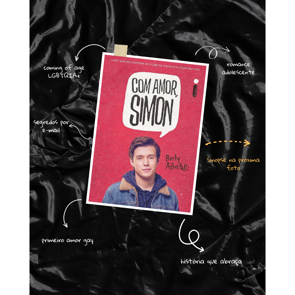 Livro "Com amor, Simon" - Becky Albertalli