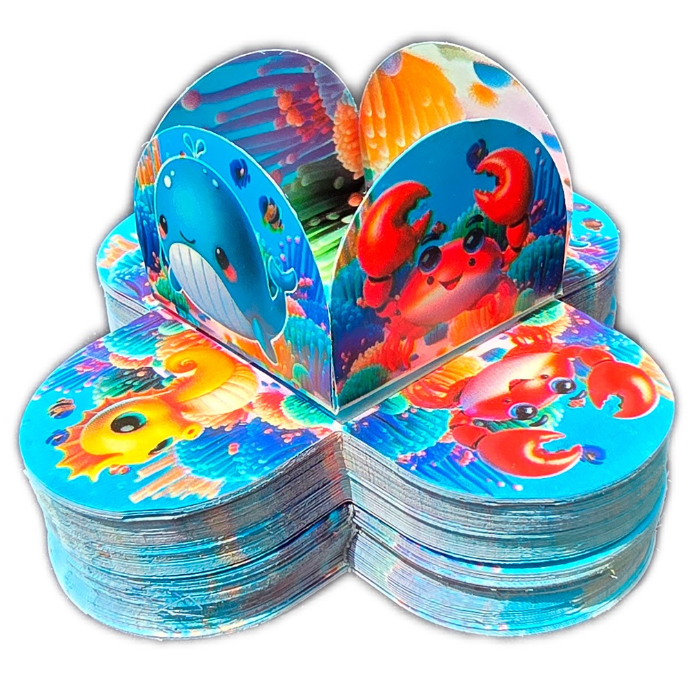 50 ~ 400 Forminhas Fundo Mar Menino Tartaruga Caranguejo Baleia Cavalo Marinho Brigadeiros Infantil em Oferta na Shopee