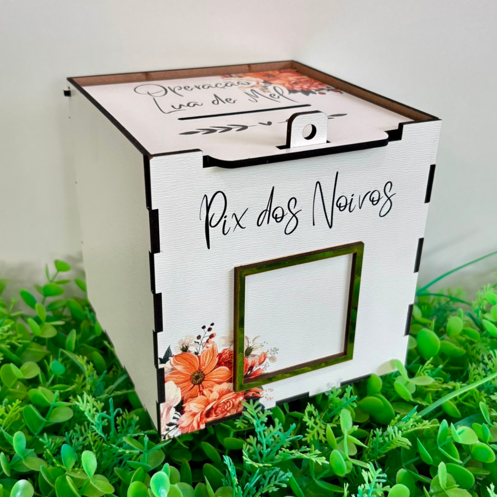 Caixa Operação Lua de mel para Casamento Corte da Gravata com Qr Code Sapatinho da Noiva em Oferta na Shopee