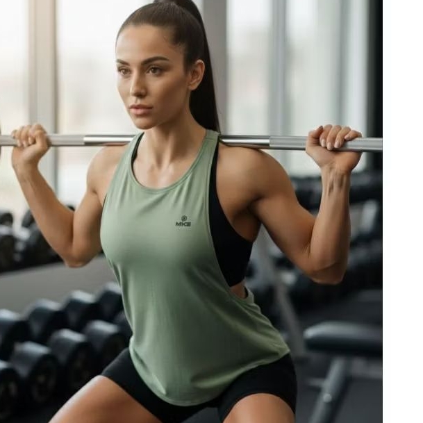 Regata Lisa Cavada Fitness Feminina Academia - MKS Sportwear em Oferta na Shopee