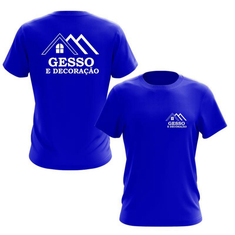 CAMISETA GESSO E DECORACÃO CASINHA CAMISA DE TRABALHO ENTREGA IMEDIATA EM DTF UNISEX ALTA QUALIDADE