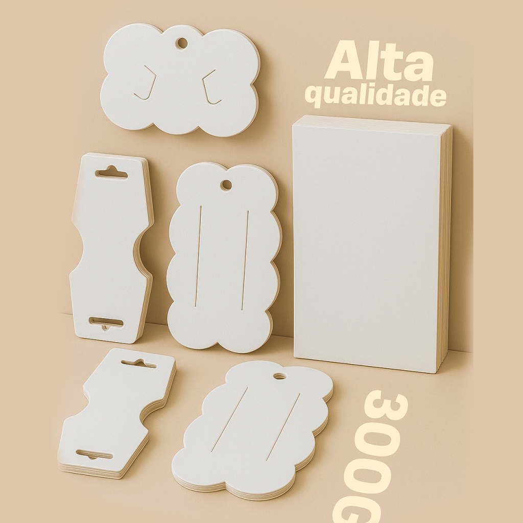 Kit 200 Unidades - 50 Papeleta + 50 Nuvens + 50 Hair Clips + 50 gravatinha em Oferta na Shopee