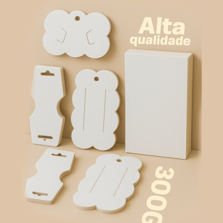 Kit 200 Unidades - 50 Papeleta + 50 Nuvens + 50 Hair Clips + 50 gravatinha em Oferta na Shopee