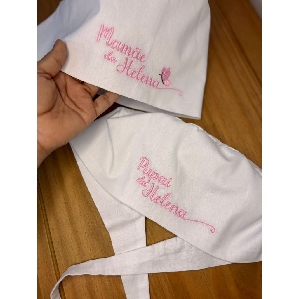 Touca Cirúrgica Maternidade Papai e Mamãe