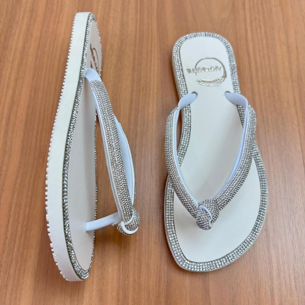 Chinelo De Dedo Rasteirinha Feminina Bico Redondo Nozinho Brilhos Verão Praia Moda Blogueira em Oferta na Shopee