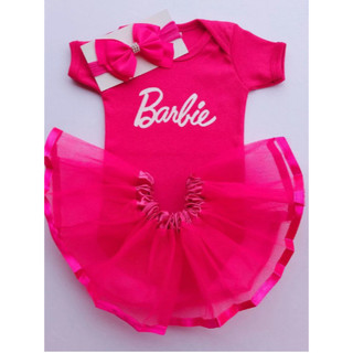 Body Bebê Mesversário / Saia Tule / Laço/ Barbi Fantasia Escolha o Modelo