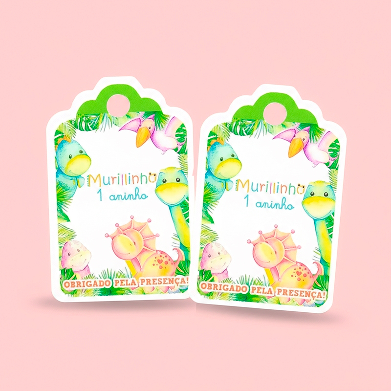 Tag Personalizada Safari Baby Aquarela Lembrancinha Festa Infantil